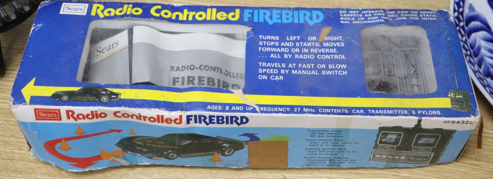 A Sears Radio-controlled Firebird, boxed